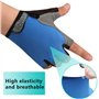 Kinizuxi Gants de Cyclisme pour Homme et Femme, Demi-Doigts Gants Velo Gel Anti-Choc Anti-Dérapage, Respirant Velo Gants pour Cy