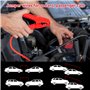 NICAI Kitchen Câbles de démarrage pour batterie de voiture, câbles de démarrage robustes avec étui en PVC, 4 m 2000 A, démarrage