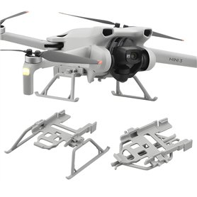 Craznick Kit de protection pliable pour drone Mini 3/3 Pro - Extension à libération rapide - Accessoires pour DJI Mini 3/3 Pro