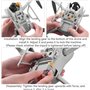 Craznick Kit de protection pliable pour drone Mini 3/3 Pro - Extension à libération rapide - Accessoires pour DJI Mini 3/3 Pro