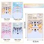 4 Blocs Notes Autocollantes Feuilles Notes Adhésives en Forme Animaux Ensemble de Notes Autocollantes Sticky Notes pour Bureau (