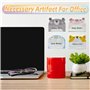 4 Blocs Notes Autocollantes Feuilles Notes Adhésives en Forme Animaux Ensemble de Notes Autocollantes Sticky Notes pour Bureau (