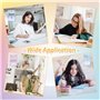4 Blocs Notes Autocollantes Feuilles Notes Adhésives en Forme Animaux Ensemble de Notes Autocollantes Sticky Notes pour Bureau (