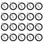 40 Pièces Joints Torique et Broches Bague d'impact Boulonneuse a Choc Accessoires Douilles à Chocs Accessoires pour Échafaudages