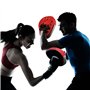 Pattes d'ours Cozyswan Mitaines de Punch en Cuir pour Boxe/Thaï/ Taekwondo Sport de Combat