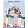MIDINGCHAI Robinet Cuisine Rabattable, 1080° Flexible Rotation Mitigeur Cuisine,Robinet Evier Sous Fenêtre en Acier Inoxydable, 