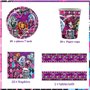 61 Pièces Vaisselle Papier Set Assiettes en Pa