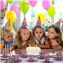 Doyomtoy Vaisselle de fête pour enfants,Set de Vaisselle pour Fête d'Anniversaire,61 Pièces Vaisselle Papier Set Assiettes en Pa