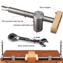 mizikuu 2 Pinces Pinces d'Établi, Outil Auxiliaire pour Table de Travail du Bois Étau de Positionnement avec 4 X Butées d'Établi