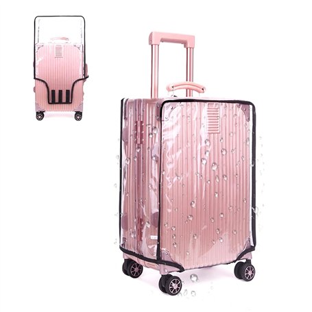 DAGORD Housse de Protection Grande Valise 28 Pouces Protection Valise Transparente Protege Valise de Voyage Housse de Valise en