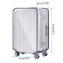 DAGORD Housse de Protection Grande Valise 28 Pouces Protection Valise Transparente Protege Valise de Voyage Housse de Valise en 