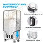 DAGORD Housse de Protection Grande Valise 28 Pouces Protection Valise Transparente Protege Valise de Voyage Housse de Valise en 