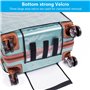 DAGORD Housse de Protection Grande Valise 28 Pouces Protection Valise Transparente Protege Valise de Voyage Housse de Valise en 