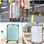 DAGORD Housse de Protection Grande Valise 28 Pouces Protection Valise Transparente Protege Valise de Voyage Housse de Valise en 