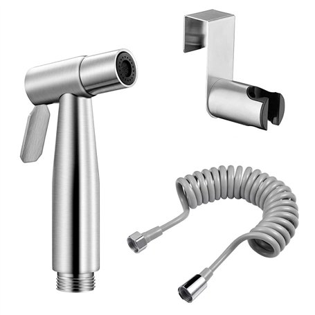 Kit Douchette Pulvérisateur de Bidet à Main Avec un Réservoir D'eau et un Crochet le Pulvérisateur de WC Convient aux toilettes