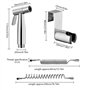 Kit Douchette Pulvérisateur de Bidet à Main Avec un Réservoir D'eau et un Crochet le Pulvérisateur de WC Convient aux toilettes
