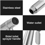 Kit Douchette Pulvérisateur de Bidet à Main Avec un Réservoir D'eau et un Crochet le Pulvérisateur de WC Convient aux toilettes