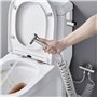 Kit Douchette Pulvérisateur de Bidet à Main Avec un Réservoir D'eau et un Crochet le Pulvérisateur de WC Convient aux toilettes
