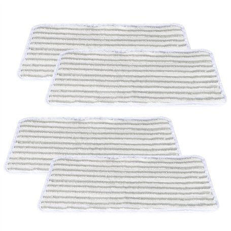 4PCS Power Pad Compatible avec Nettoyeur Vapeur Vileda Steam XXL Remplacements de Tampons en Microfibre(45 * 39.5 * 18cm)