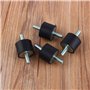 Supports en caoutchouc M8x23 Isolateur anti-vibration Isolation Amortisseur Support d'absorption avec boulon fileté Silent Block