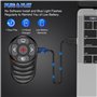 Anneau de Doigt Telecommande Powerpoint Rechargeable Pointeur Presentation, USB/Type-C 2 en 1 PPT Zapette Powerpoint Wireless Pr