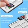OLDZHU Boite de Rangement Jeux Switch pour Nintendo Switch,éTui De Rangement pour Carte de Jeu Portable avec 24 Emplacements pou