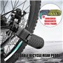 2 Pièces Pédales Arrière de Vélo