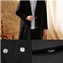 80 Ensembles de Boutons Pression à Coudre, 4 Tailles Boutons-Pression en Métal (6mm 7,5mm 8,5mm 12mm) Boutons Couture pour Vêtem