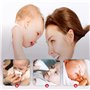 2 Pcs Nasale Bebe, Mouche-bébé, Portable Irrigateur Nasal 10ml, Irrigation Nasale, avec Embout d'Aspiration Nasale en Silicone N
