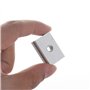 Ericrise 6 Pièces Écrou à Rainure en T M6, T-Track Slider Écrous à Glissière Coulissant M6 T-Piste en Alliage D'Aluminium Fixati