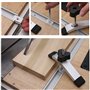 Ericrise 6 Pièces Écrou à Rainure en T M6, T-Track Slider Écrous à Glissière Coulissant M6 T-Piste en Alliage D'Aluminium Fixati