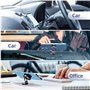JXBCGAL Support Téléphone Voiture, Support de Téléphone Magnétique de Voiture, Support de Téléphone de Voiture 360 °Rotation Com