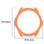 HOMTERN Coque pour Garmin Fenix 7X/Fenix 7X Pro et EPIX Pro 51 mm, coque de protection souple en silicone résistante aux chocs e