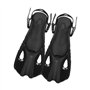 Udbrud Palmes de plongée, Palmes Courtes réglables Taille 32-36 Antidérapant Palmes Natation Palmes Courtes pour Adultes Femmes 