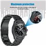 Stanchev Protecteur en cristal pour Moonswatch,protecteur d'écran en TPU souple et anti-rayures compatible avec Swatch Omega Moo