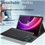 Nanhent Clavier Coque pour Lenovo Tab P11 2nd Gen 11.5 Pouces 2022 (TB350FU/TB350XU), AZERTY Français Amovible Bluetooth sans Fi