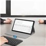 Nanhent Clavier Coque pour Lenovo Tab P11 2nd Gen 11.5 Pouces 2022 (TB350FU/TB350XU), AZERTY Français Amovible Bluetooth sans Fi