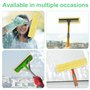 Riisoyu 5 Pièces Bonnette Microfibre Lingette pour Lave Vitre Karcher WV2 WV5 Aspirateur de Fenêtre Accessoires pour Kärcher, Mo
