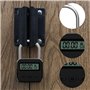 Aoreun Verrouillage de temps intelligent, Verrou de Minuterie Électronique Serrure Horaire Numérique avec LCD Écran Cadenas Minu