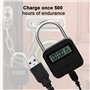 Aoreun Verrouillage de temps intelligent, Verrou de Minuterie Électronique Serrure Horaire Numérique avec LCD Écran Cadenas Minu