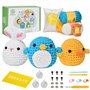 Kit de Crochet Zepiany pour Débutants - Tutoriels Vidéo en Français - Amigurumi Animaux - Kit de Démarrage avec Tout le Nécessai