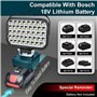 80W Baladeuse Lampe 8000LM de Chantier Alimenté Par Pile
