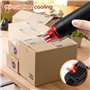 mizikuu Mini Pistolet à Air Chaud, 200℃ Décapeur Thermique avec 328 Gaine Thermorétractable Heat Tool Mini Pistolet à air pour G