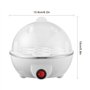 Cuiseur à œufs pour Micro-Ondes pour 7 œufs Cuisson Vapeur Sans BPA Cuit Vapeur Electrique pour Oeufs