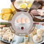 mizikuu Cuiseur Oeuf, Cuiseur à œufs pour Micro-Ondes pour 7 œufs Cuisson Vapeur Sans BPA Cuit Vapeur Electrique pour Oeufs, Maï
