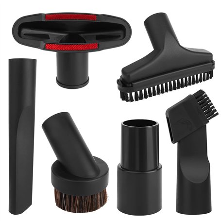 MXTIMWAN 6 Pièces Accessoires pour Aspirateur - Embout Aspirateur - Brosse Aspirateur Universel pour Meubles Brosse Aspirateur A