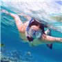 mizikuu Masque de Plongée, Adultes Lunettes de Natation Masque Snorkeling avec Vue Panoramique à 180 ° Lunettes de Plongée Masqu