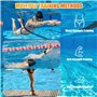 mizikuu 2 pièces Résistance Elastique de Nage Piscine, 4M Ceinture Nage Piscine pour Adultes Enfants Réglable Entraînement Ceint