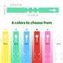 Riisoyu 6 Couleurs Étiquettes d'arbre, 300 Pièces Étiquettes de Plantes en Plastique Reutilisable Suspendus Étiquettes Plantes R