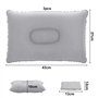Aoreun Gonflable Oreiller de Camping, 3 x Oreillers de Camping Plage gonflables Portable Coussin d'air Oreiller d'extérieur Orei